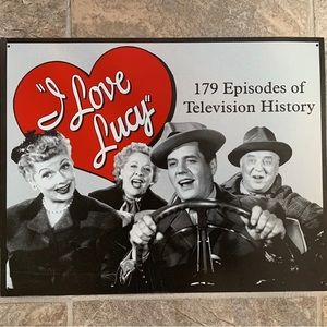 ❤️ I Love Lucy -Metal Sign